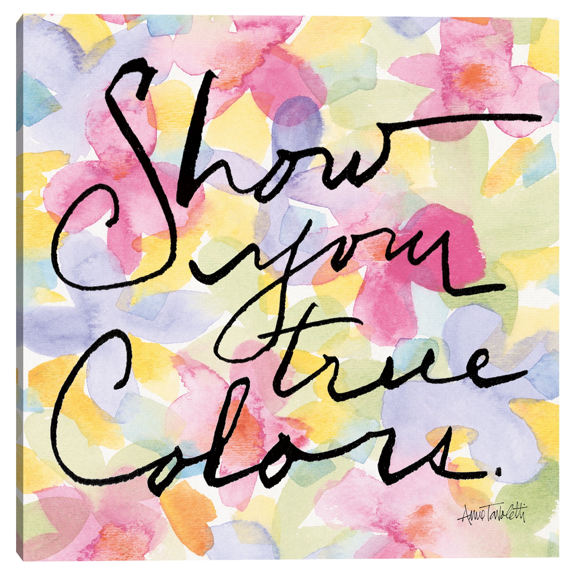Show Your True Colors by Anne Tavoletti Canvas Art Print