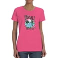 thumbnail image 1 of Show Yourself More Love Art Shaped T-Shirt Women -Image by Shutterstock, Female Medium, 1 of 4