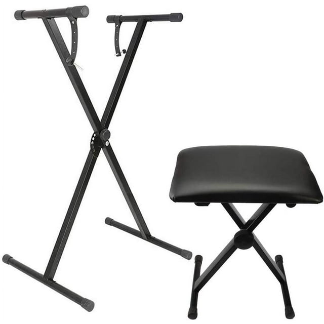 ShowMaven Heavy Duty Keyboard Stand and Bench, SingleX Style
