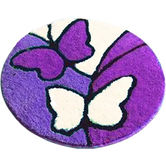 ShowNiceArt Latch Hook Kits for Adults Kids Butterfly DIY Floor Mats Rug Making Kits Carpet Doormat Tapestry Needlework 20Inch X20Inch