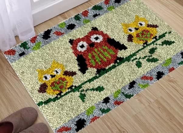 ShowNiceArt Latch Hook Rug Kits, DIY Carpet Embroidery Kits, Needlework ...