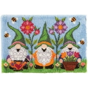 ShowNiceArt Latch Hook Rug Kits, DIY Home Carpet Rug Making Canvas Kits, DIY Crochet Kits Embroidery Kits Needlework Crafts for Home Decor 60 X 40 cm