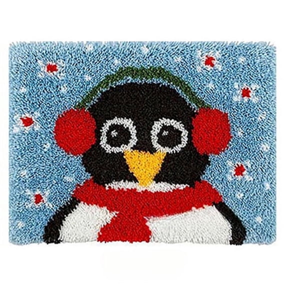 ShowNiceArt Latch Hook Rug Kits for Adults,Embroidery Kit Needlework Cushion Cover Hand Craft Crochet for Great Family Home Decoration