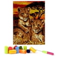 thumbnail image 1 of ShowNiceArt Latch Hook Rug Kits for kids,3D Canvas DIY Rug Crochet Yarn Kits, Embroidery Decoration 20*15in, 1 of 7