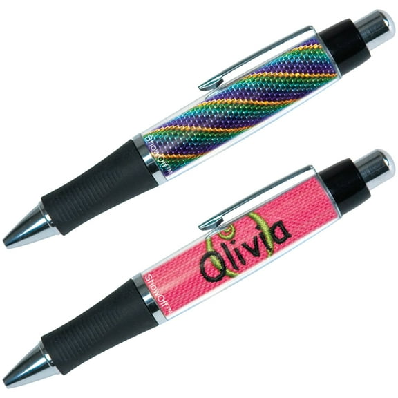ShowOff Pen  The Pen That Shows Off Your Creativity  Displays Beads, Needlework, Paper Projects and More!  2 Pack