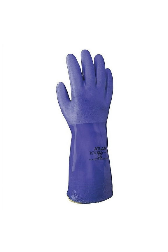 Chem Restnt Gloves,Blue,Sz XL,PR KV660XL-10
