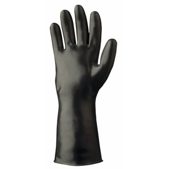 Showa Chemical Resistant Gloves,9,Black,PR 892-9
