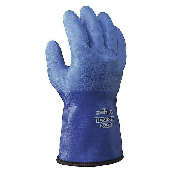 Showa Cold Protection Cut-Resistant Gloves, Acrylic Lining, Blue, L 282L-09