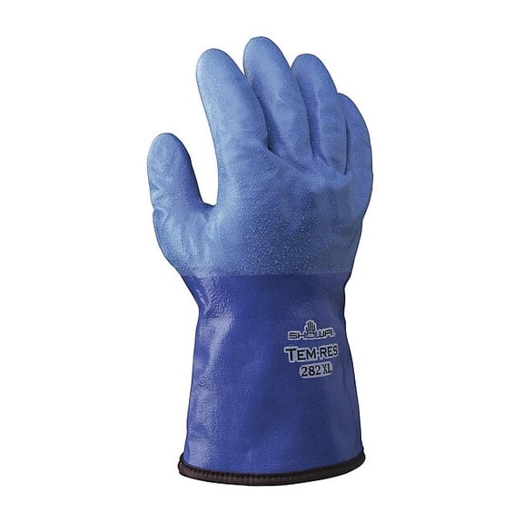 Showa Cold Protection Cut-Resistant Gloves, Acrylic Lining, Blue, XL 282XL-10