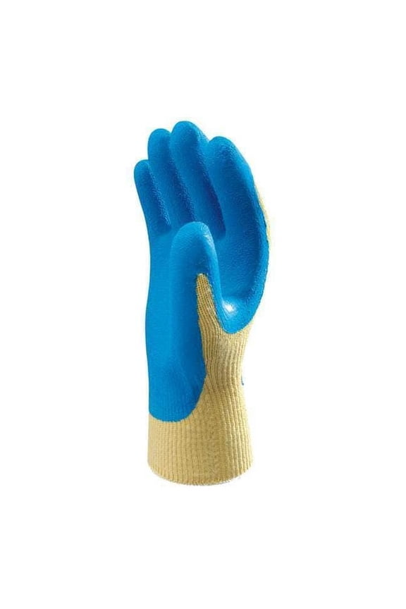 Coated Gloves,Blue, Yellow,M KV300M-08