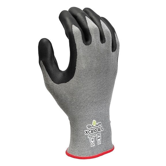 Cut Resistant Glove, Cut Level A4 ,Microporous Nitrile ,Rough ,L 1 PR