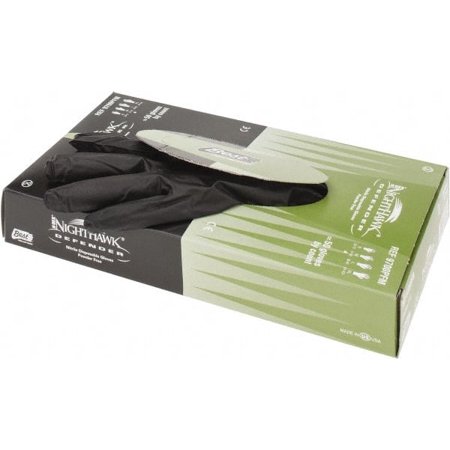 50 Pack SHOWA 9700PFM Disposable Gloves, Size Medium, 6 mil, Nitrile-Coated