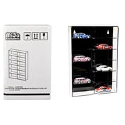 Showcase 12 Car Display Case Wall Mount with Black Back Panel Mijo Exclusives for 1/64 Scale Models