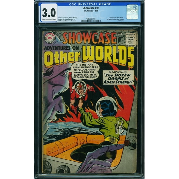 Showcase #18 - CGC 3 Comic Book