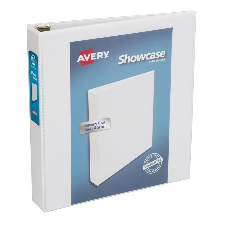 Showcase Economy View Binder with Round Rings, 3 Rings, 1.5