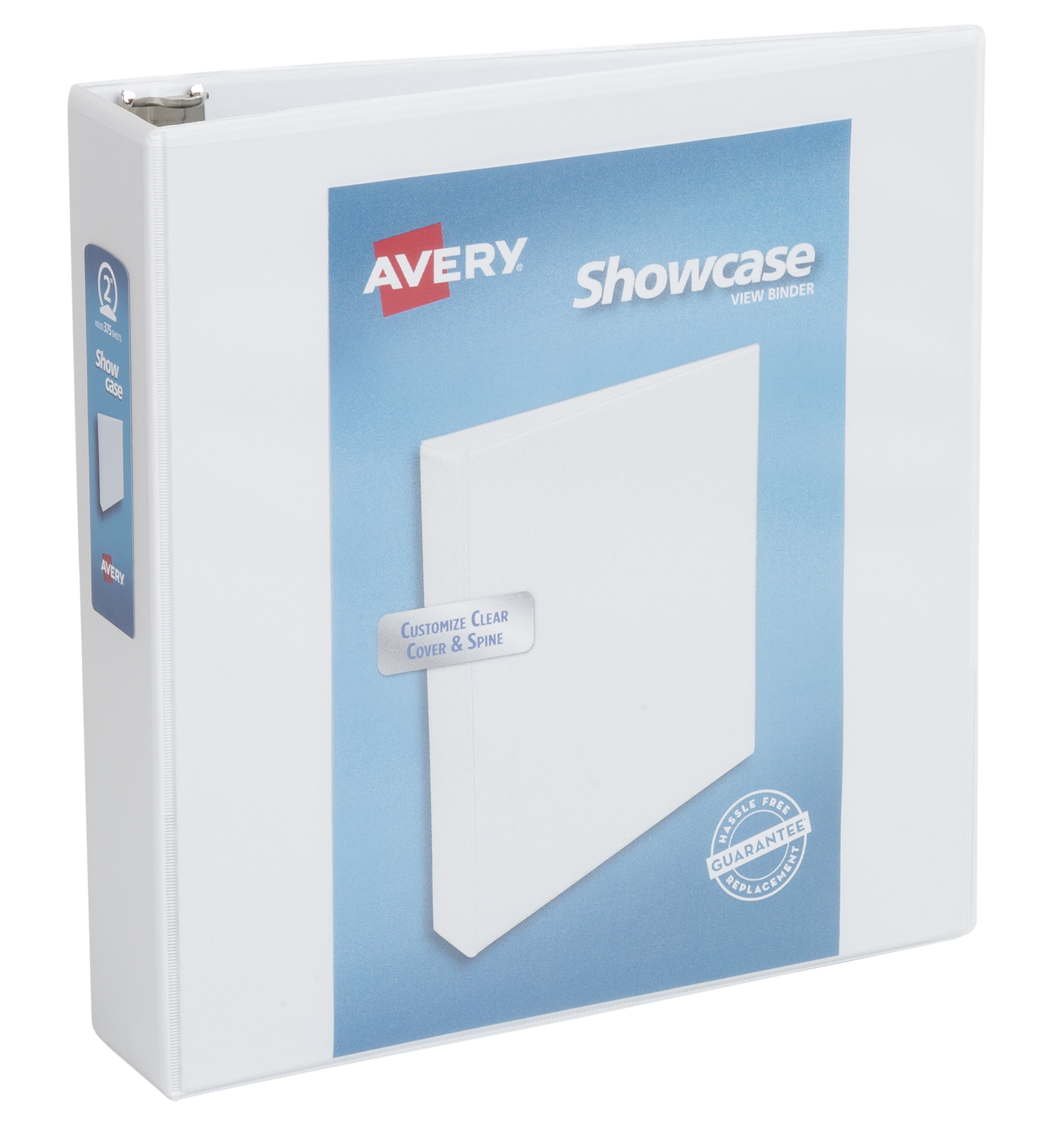 Showcase Economy View Binder With Round Rings, 3 Rings, 2" Capacity, 11 X 8.5, White | Bundle of 5 Each
