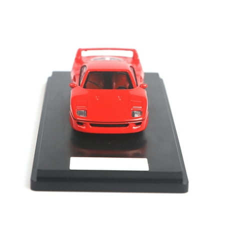 Showcase Star Precision for Ferrari F40 Red Alloy Car Model for Garage Decor