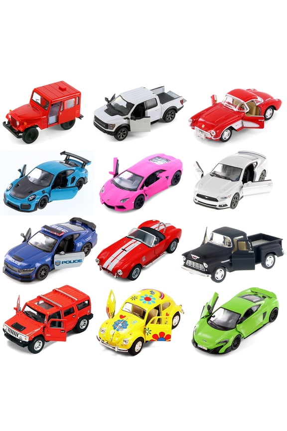 Collectibles Pullback Diecast Vehicle (1 Car; Styles May Vary, Items May Not be Pictured)