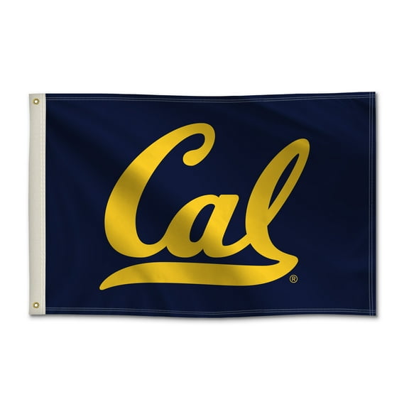 California Bears 2' x 3' College Sports Printed Flag - NCAA Licensed - Super Polyester Knit - School Banner (Navy Blue)