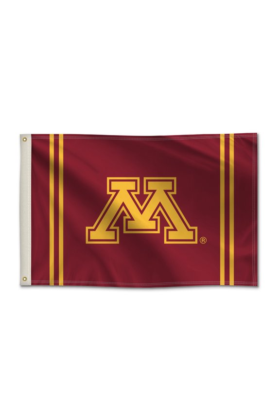 Minnesota Golden Gophers 2' x 3' College Sports Printed Flag - NCAA Licensed - Nylon - School Banner (Maroon, Gold)