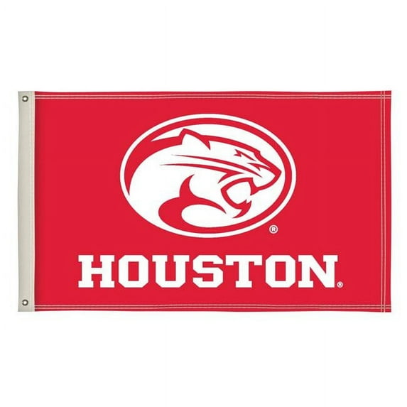 Showdown Displays 810003HOUS-003 3 x 5 ft. Houston Cougars NCAA Flag - No.003