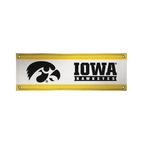 Showdown Displays 810022IOWA-004 2 x 6 ft. NCAA Vinyl Banner Iowa - No.004