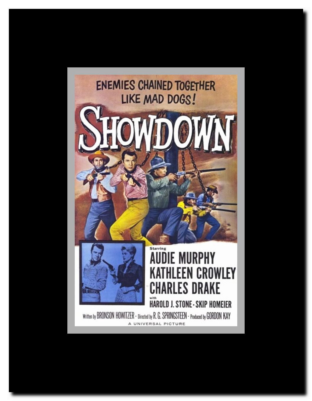 Showdown Framed Movie Poster