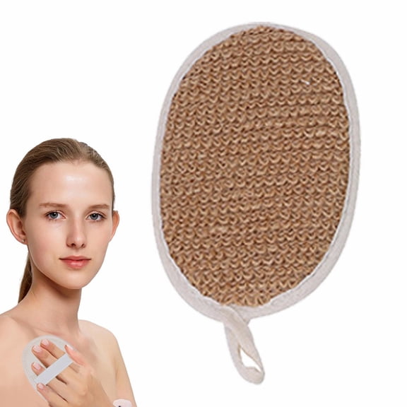 Shower Accessories Non-Slip Personal Care 1/6pcs Natural Loofah Exfoliating Body Scrubber Made From Organic Bath Luffa For Women And Men