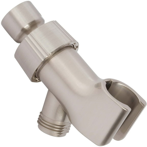 Aqua Elegante Shower Arm Bracket for Handheld Shower Head Mount - Brushed Nickel