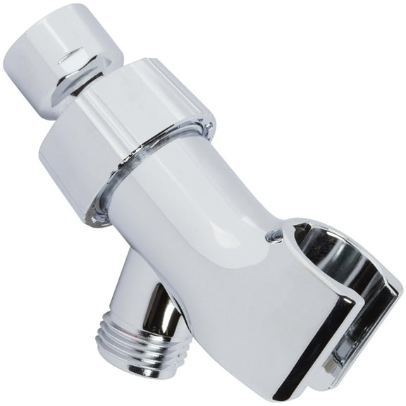 Aqua Elegante Shower Arm Bracket for Handheld Shower Head Mount - Chrome
