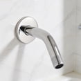 thumbnail image 1 of Shower Arm With Flange 6 Inch Stainless Steel Wall Mounted Shower Head Arm, Chrome Plated Finish, 1 of 4