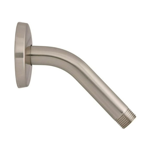 Shower Arm and Flange in a PVD Satin Nickel Finish- Huntington Brass