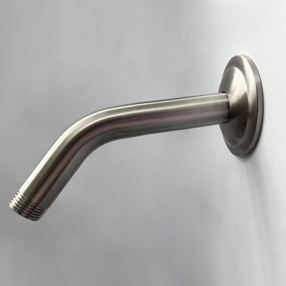 Shower Thread Shower Arm with Flange, 1/2 NPT Tapered Threads, Rain Shower Head Arm ...