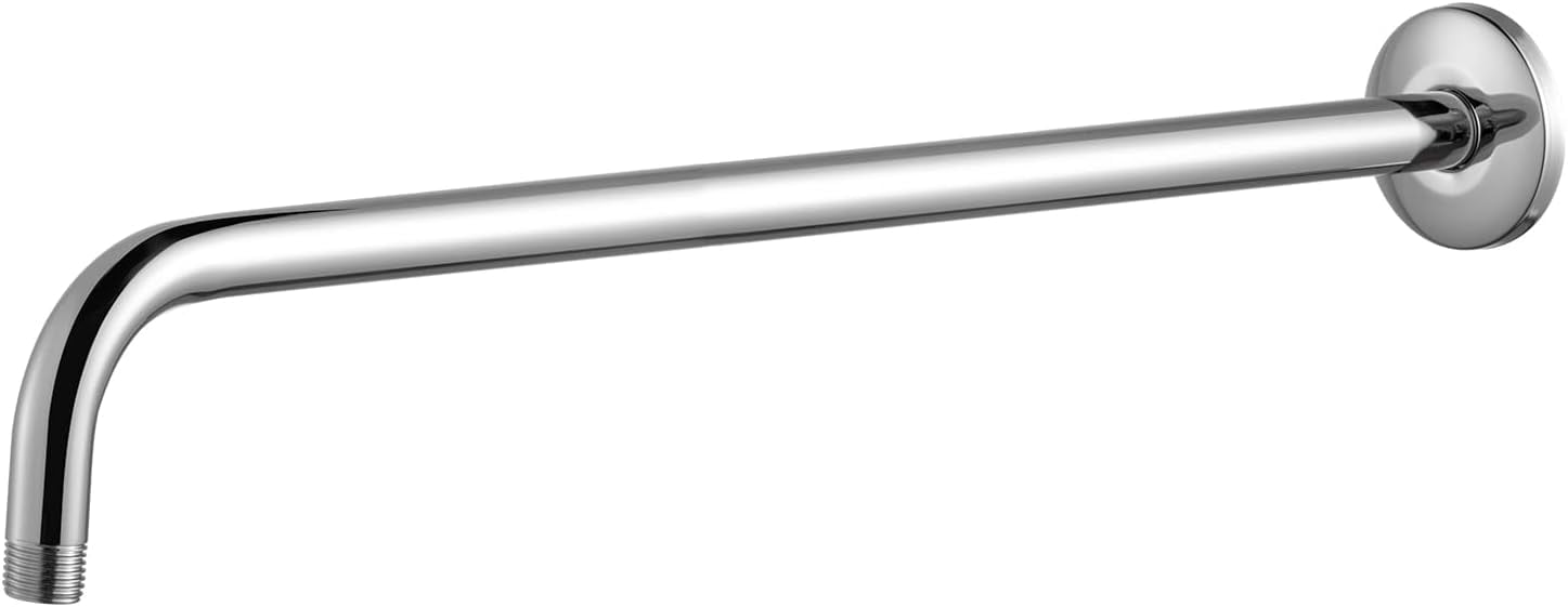 Shower Arm with Flange, 24 Inches Wall Mount Replacement Angle Shower