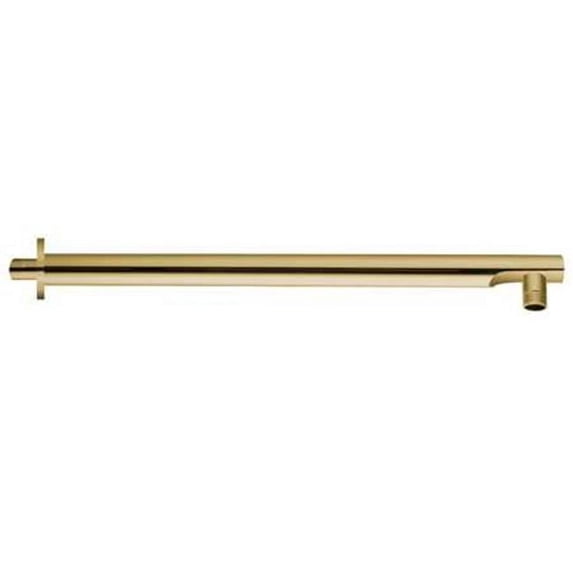 Shower Arm with Flange Polished Brass - 13 in.