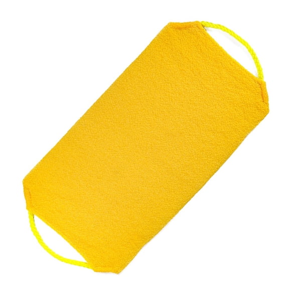 Shower Back Scrubber Exfoliating Towelette, Exfoliating Back Scrub Towel with Handle, Extra Long Scrub Towel Scrub Sponge Bath Cloth Bath Body Scrub 1 Pack