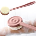 thumbnail image 1 of Shower Back Scrubber, Long Handle Body Scrub Brush, Back Scrubber for Shower, Deep Exfoliation Soft Bristles, Easy to Reach Hard to Clean Areas,Shower Bath Brush for Adults (14.17Inch), Pink, 1 of 9