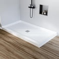 thumbnail image 1 of Shower Base, 48x32 Inch/60x32 Inch Shower Pan with Drain Cover and Drain Assembly, Non-Slip Rectangular Shower Tray for Bathroom, 1 of 8