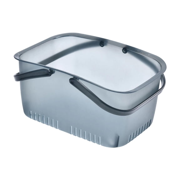 Shower Basket Storage Bin Handles PP Material Space Saving for Dorm Bedroom Kitchen Versatility