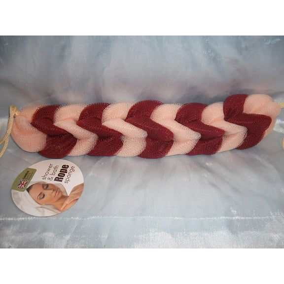 Shower & Bath Rope Sponge VARIOUS COLORS