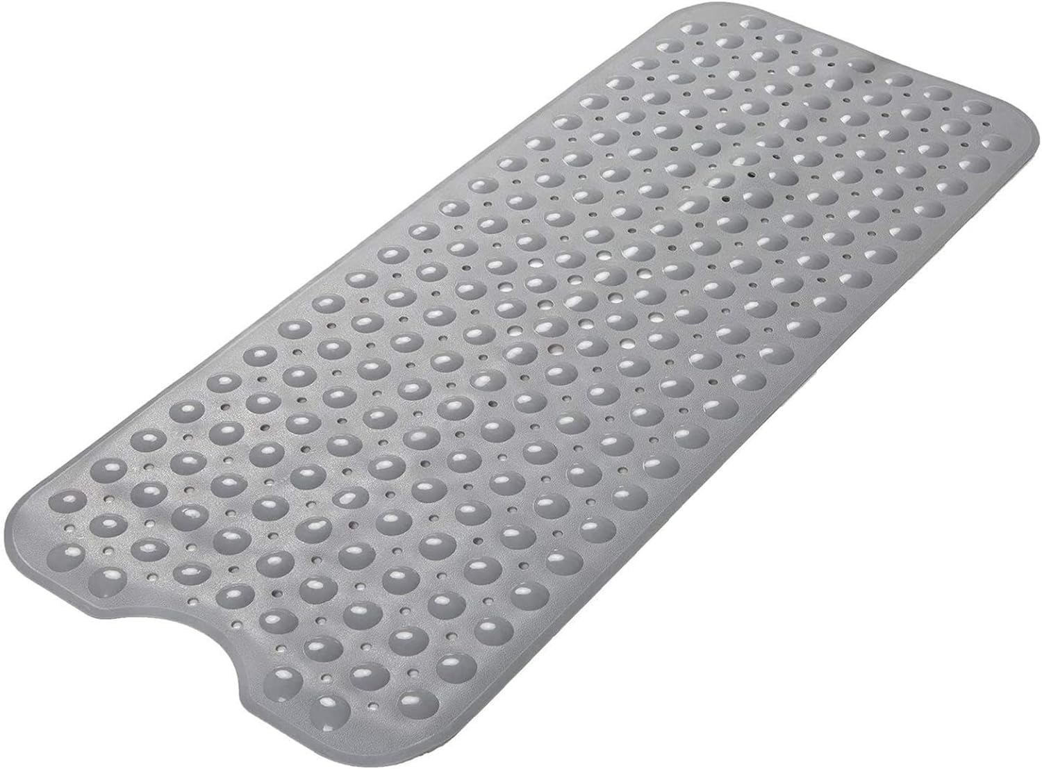 Shower Bath Tub Mat, Non-Slip Mats with Suction Cups and Drain Holes ...