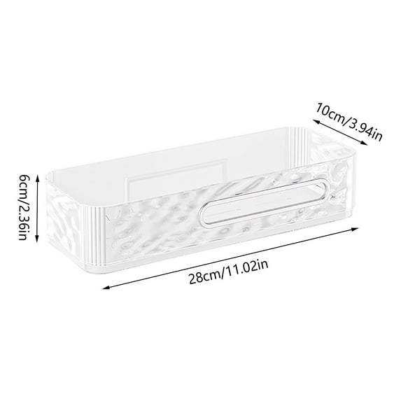 Shower Caddies Glacier Patterned Bathroom Storage Rack Household Wall Mounted Bathroom Storage Rack Non Perforated Bathroom Wall Mounted Toilet Rack