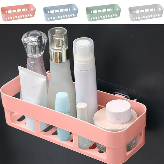 Shower Caddy under $5! kkbbma Shower Caddy Wall Mounted,Heavy Duty Bathroom Organizer,Removable Shelves for Inside Shower, Shampoo, Waterproof Suction Plastic Storage for Bathroom Accessories Holder,
