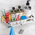 thumbnail image 1 of 𝐂𝐡𝐫𝐢𝐬𝐭𝐦𝐚𝐬 𝐆𝐢𝐟𝐭 Shower Caddy Bathroom Shelf, Silver - Royal Craft Wood, 1 of 7