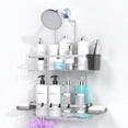 thumbnail image 1 of Shower Caddy Hanging Bathroom Organizer: Rustproof Shower Shelf for Inside Shower - No Drilling Shower Racks Over Showerhead - Bath Shelves Rack for Shampoo Soap Chrome, 1 of 6