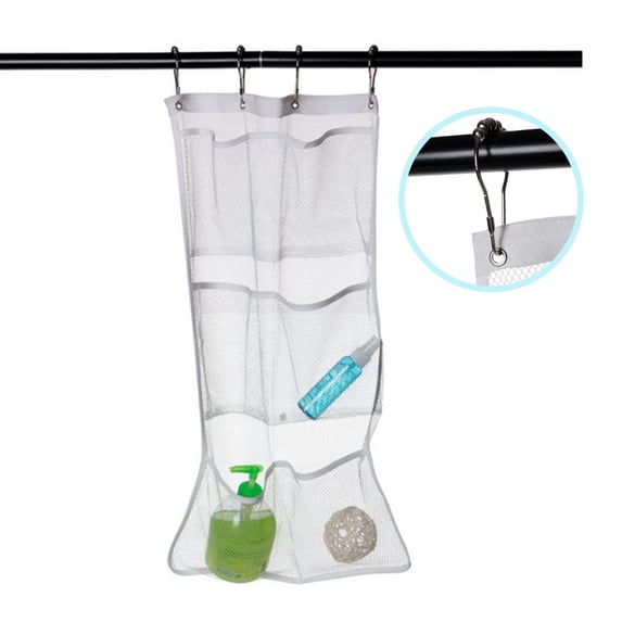 Shower Caddy, Hanging Mesh Organizer for Bathroom, Multiple Net Pockets for Essentials, Space-Saving Storage Solution, for Home Use