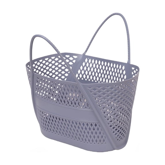 Shower Caddy, Plastic Storage Basket with Handle and Drainage Holes, Portable Bathroom Organizer for Shampoo and Toiletries, Large Capacity Shower Caddy for Dorm, Gym, Kitchen, and Camping