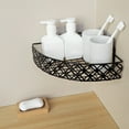 thumbnail image 1 of Shower Caddy Shelf Organizer Rack Corner Shower Caddy Shower Organizer for Inside Shower Shelf Bathroom Shampoo Storage Bathroom Shelves Basket, Iron Material, 34x24.5x5.8cm, Wall Mount, 1 of 6