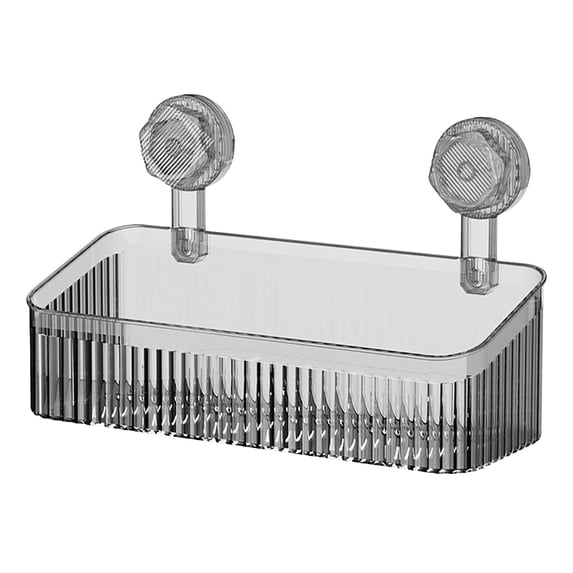 Shower Caddy Suction Cup, Shower Shelf for Inside, Large Capacity Bathroom Organizers And Storage, Rustproof & Waterproof Metal Bath Basket, No-Drilling, Heavy Duty by Elapind