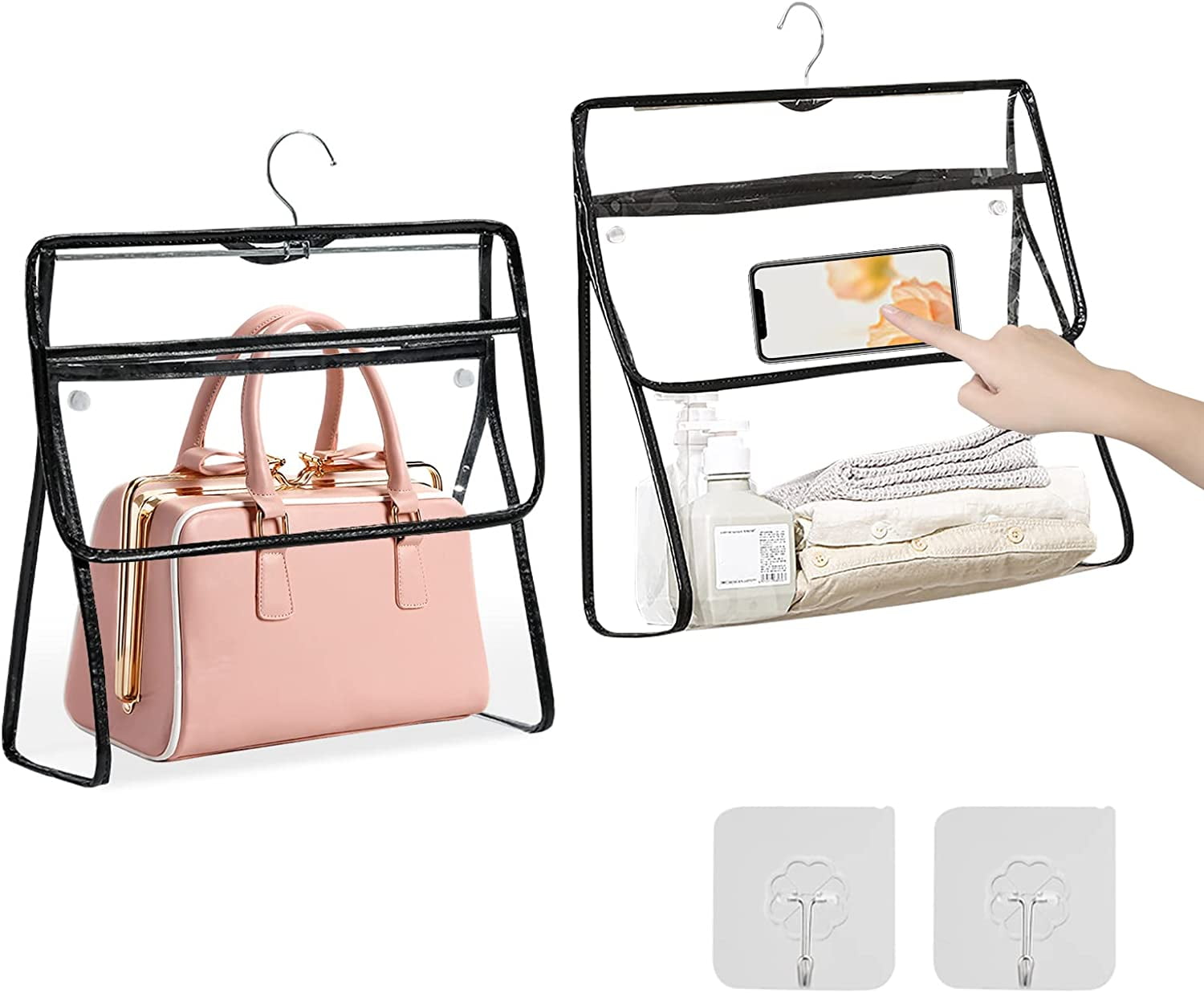 Shower Caddy Tote Bag, 2 PACK Portable Shower Caddy Dorm for College